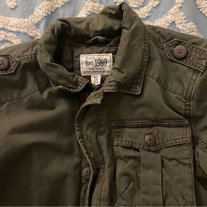 Children’s Place olive cargo jacket boys size XL